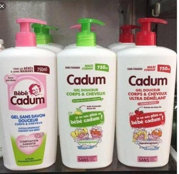 Tắm gội cadum 2 in 1 cho bé