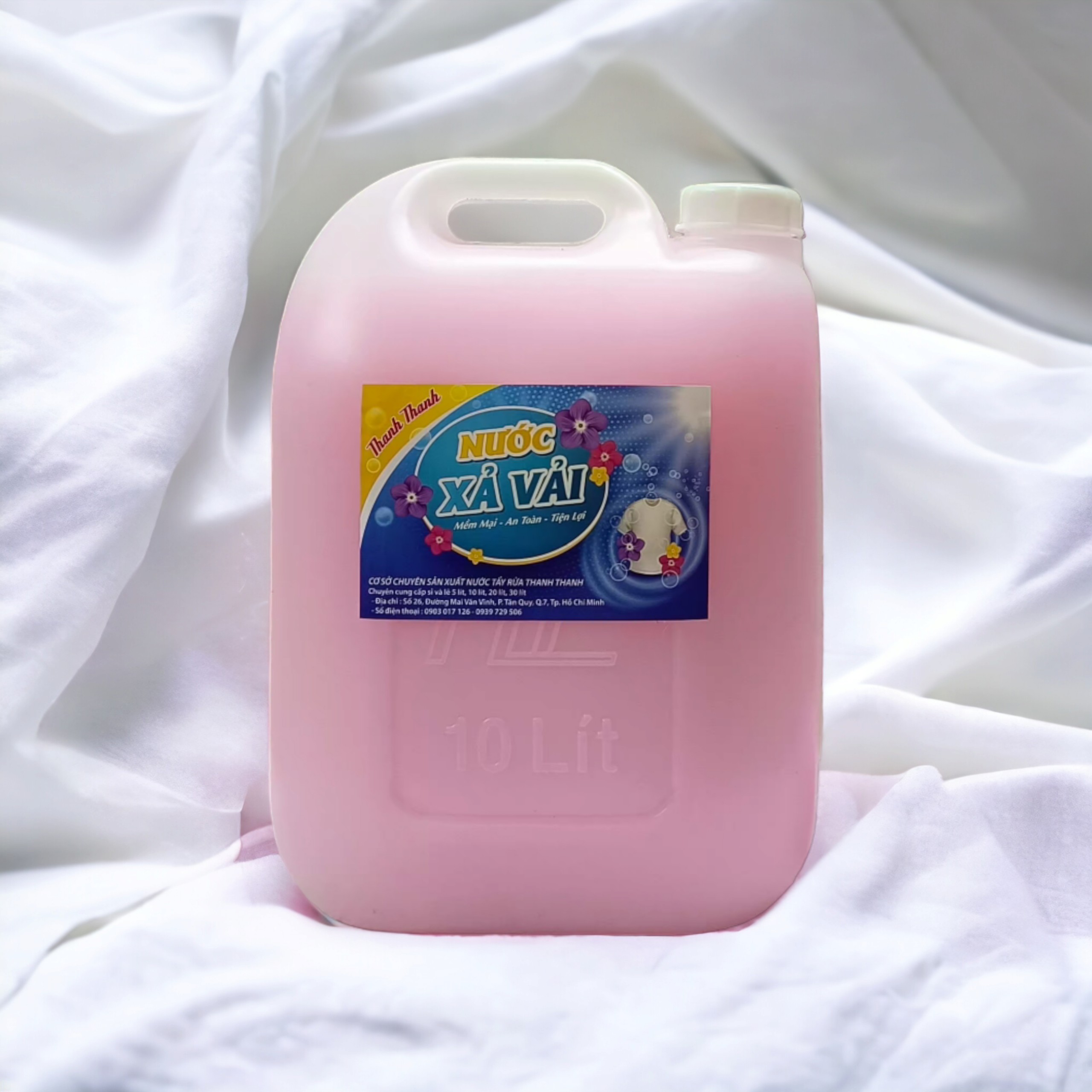 Nước xả vải can 10 lít mềm vải