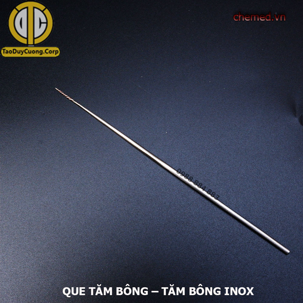 Que tăm bông, tăm bông inox