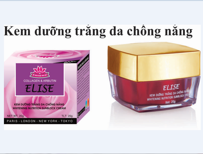 Kem Elise dưỡng trắng da, chống nắng 20g