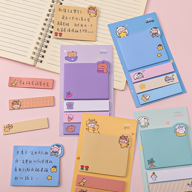 Giấy note giấy đánh dấu trang cute dễ thương