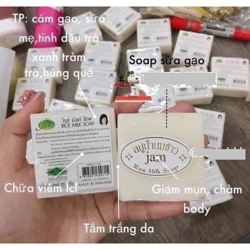 Xà Phòng Cám Gạo Thái Lan 60gr
