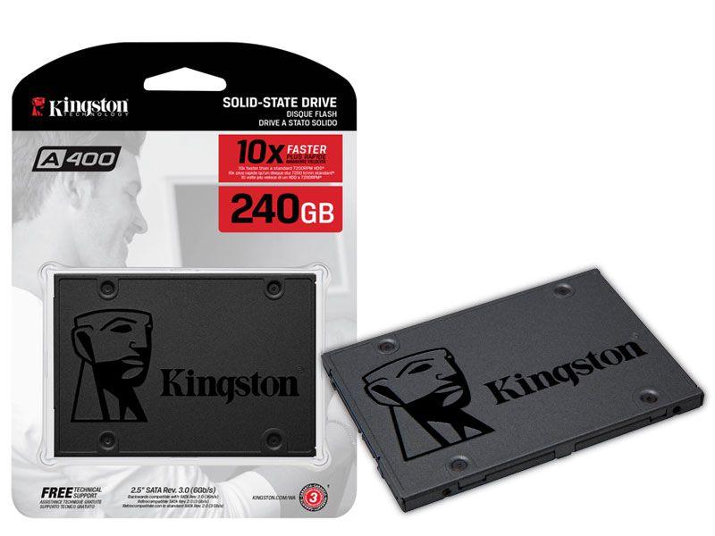 Ổ cứng SSD kingston A400 240GB 2.5" SATA III tem vĩnh xuân/Viết sơn