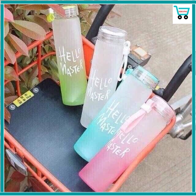 Bình Nước thủy tinh helo master 480ml