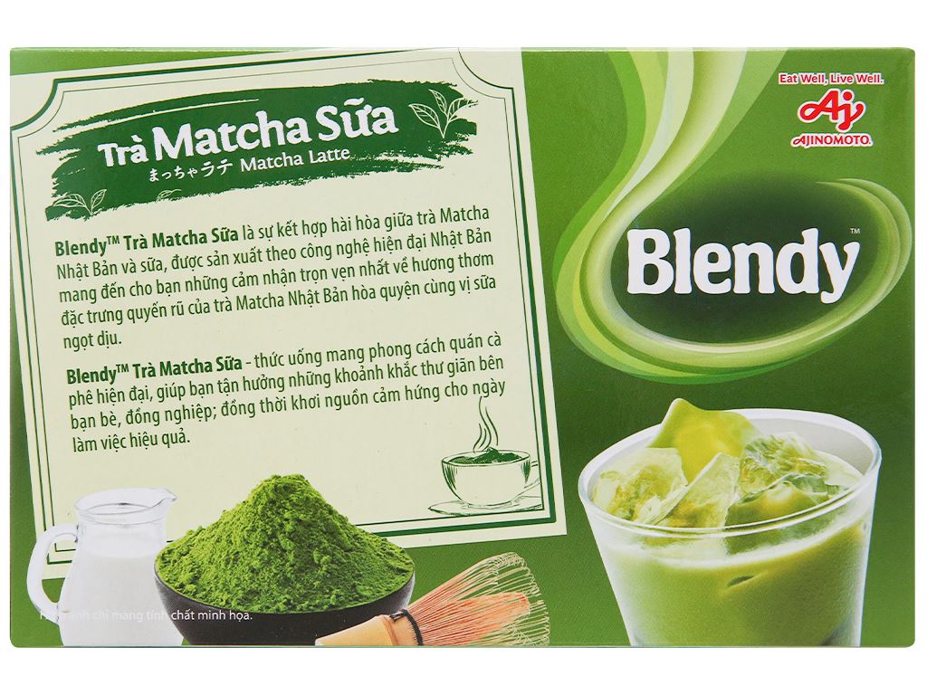 TRÀ SỮA MATCHA LATTE BAN CAFE HỘP 8 GÓI x 15GR - 70003