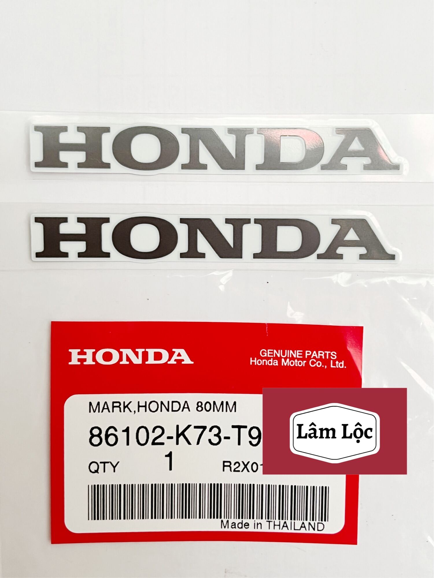 Tem chữ Honda dán bửng wave 125i thái lan -1 tem chữ