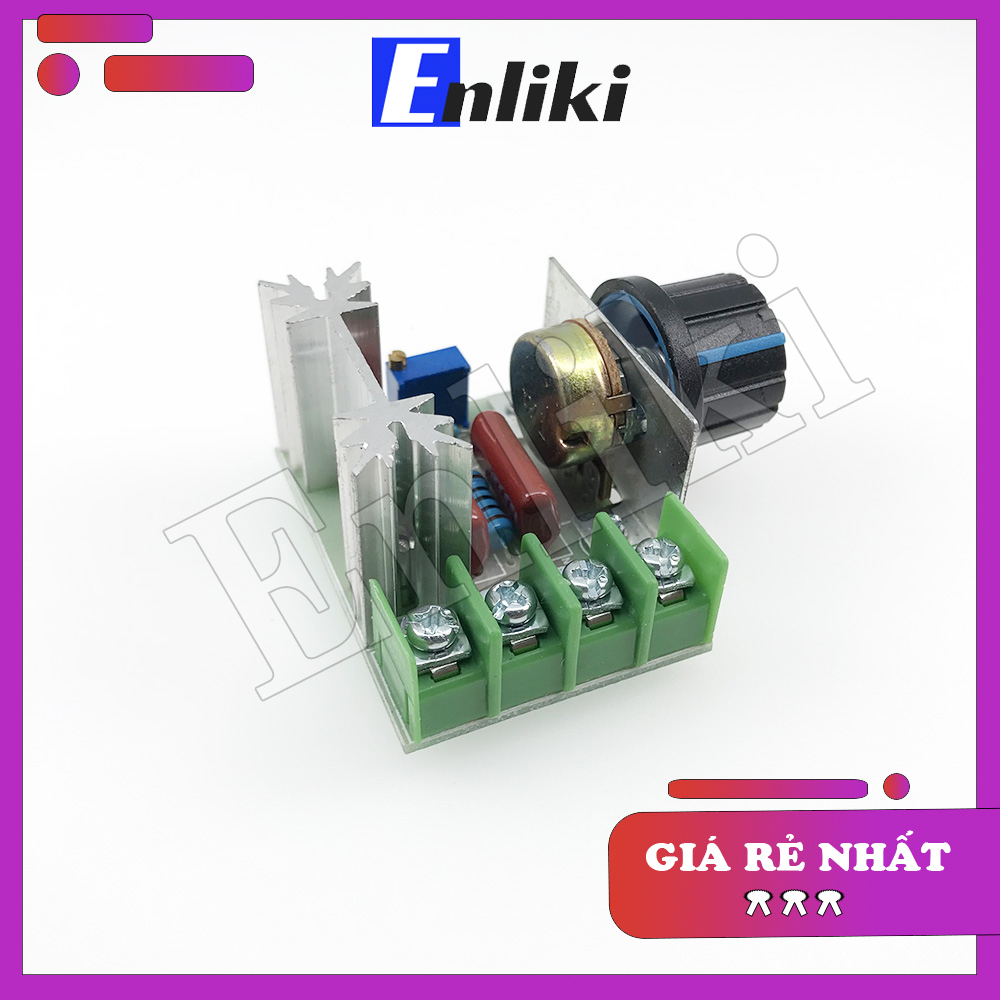 Mạch Dimmer 2000W 220VAC Điều Chỉnh Tốc Độ Động Cơ