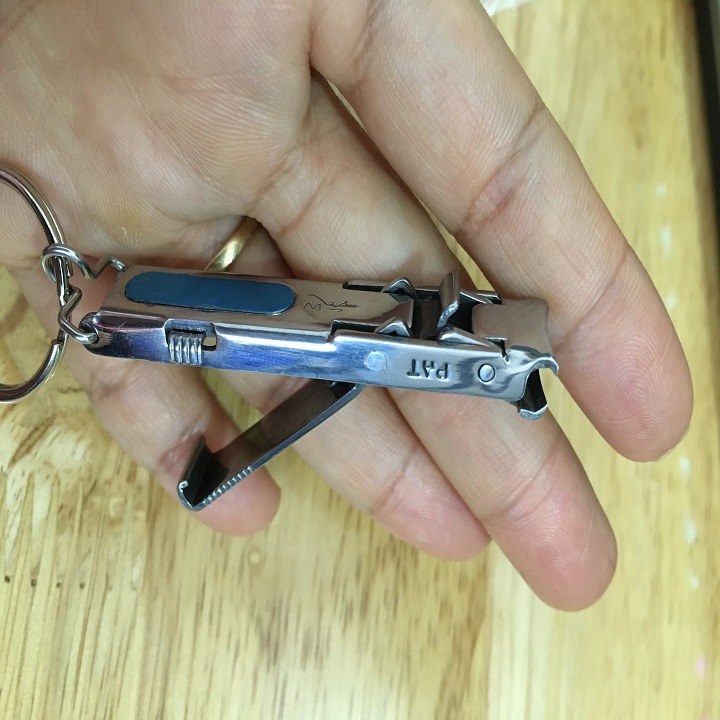 Nail Cutter for Nails and Feet, Can Be Compactly Stacked to Make a Useful Keychain. Th712