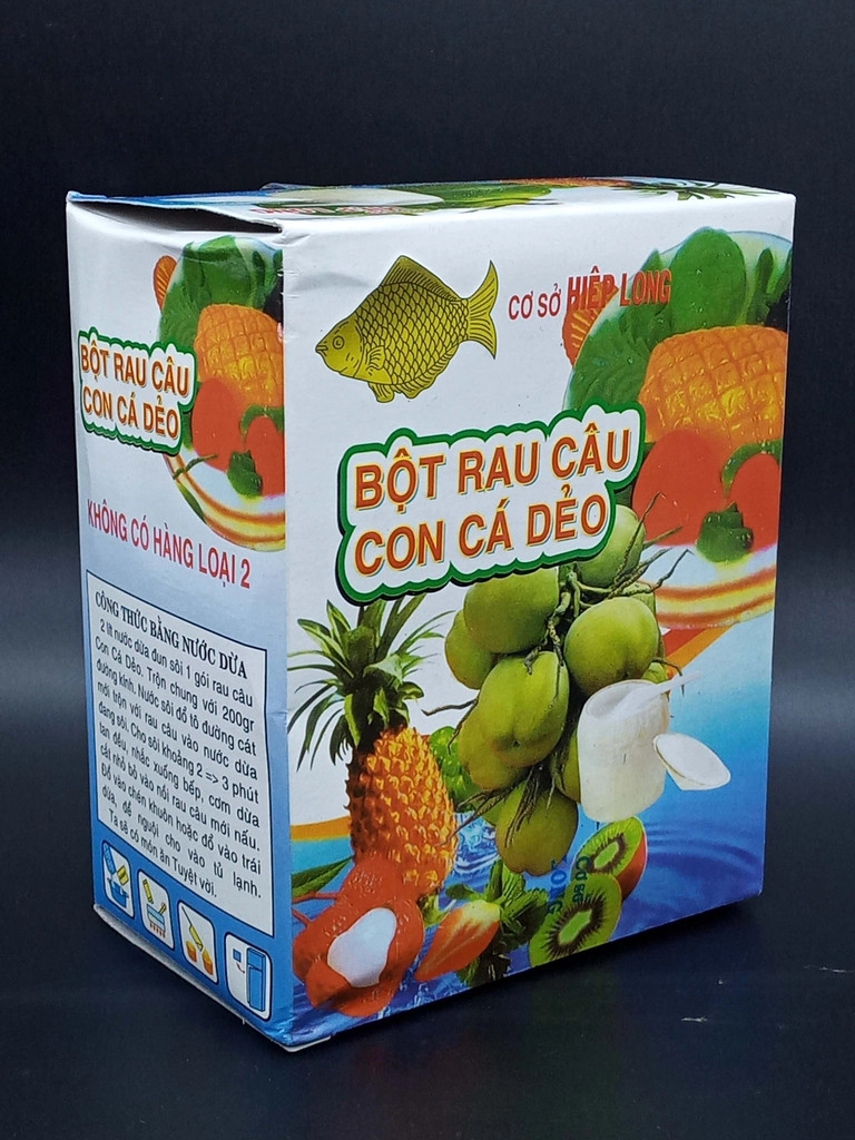 Bột rau câu con cá dẻo 12g