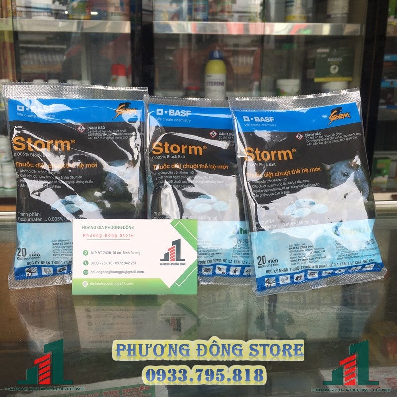 Thuốc diệt chuột dạng viên STORM