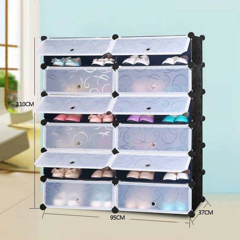 [HCM]TỦ GIÀY LẮP GHÉP 12 NGĂN Kithstore chất lượng cao