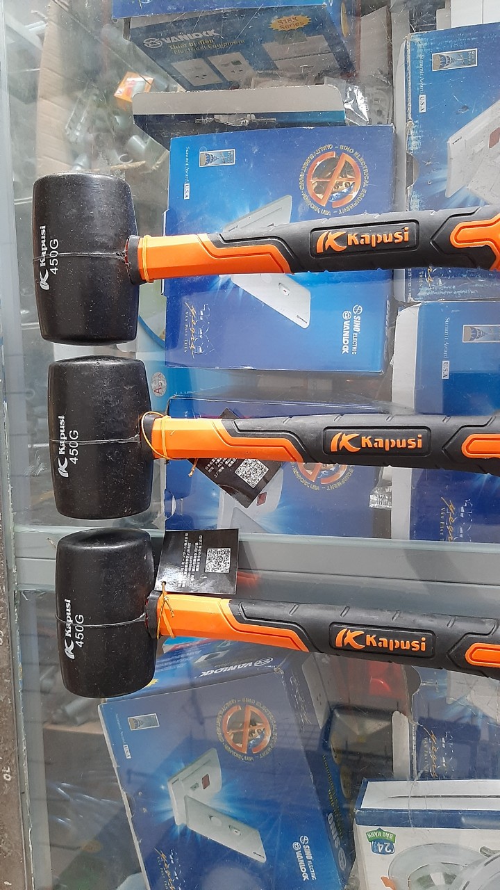 Búa cao su cán đúc 450g KAPUSI K-0376 cao cấp