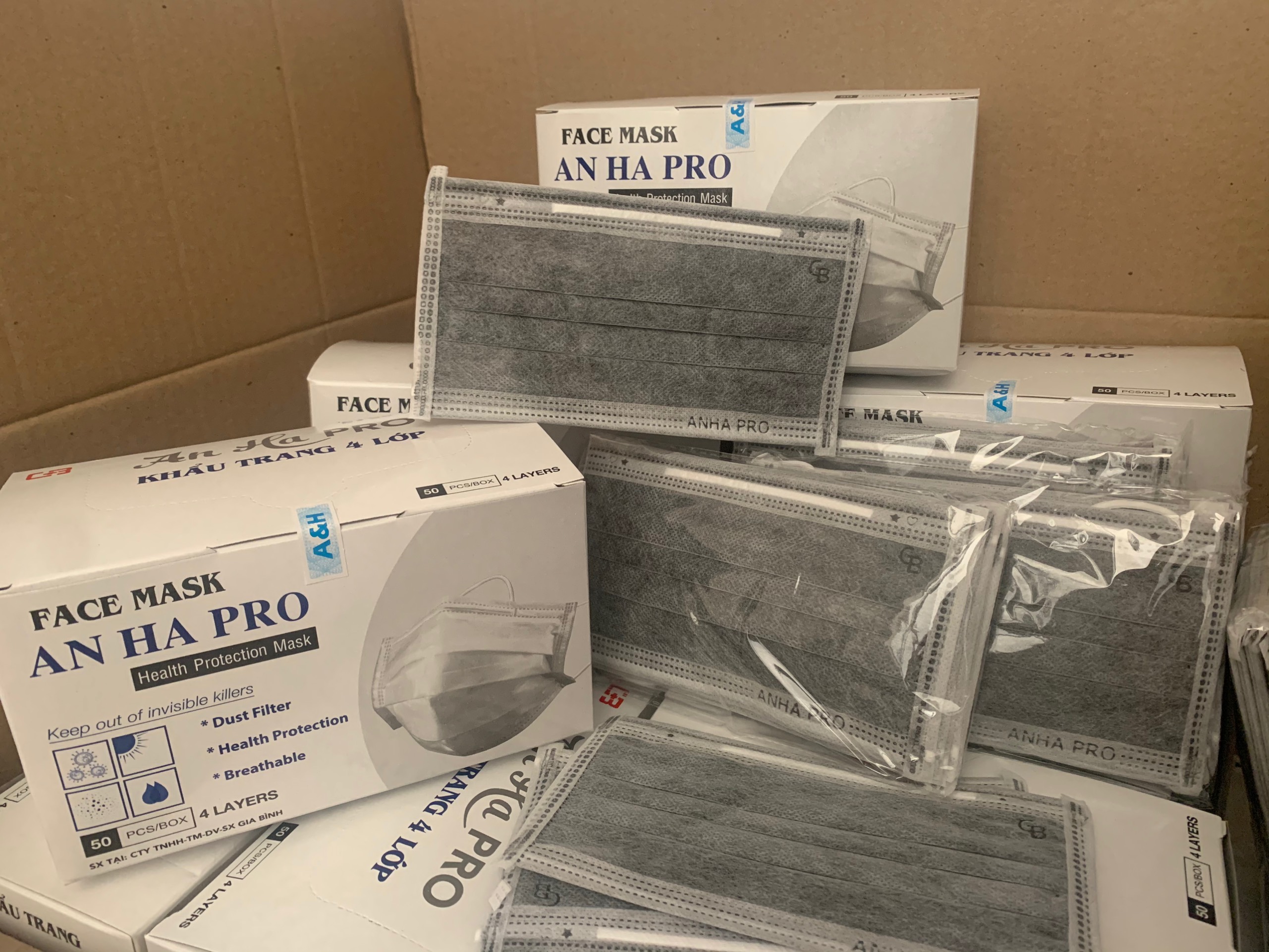 [HCM]Combo 10 hộp 10*50= 500 cái màu xám