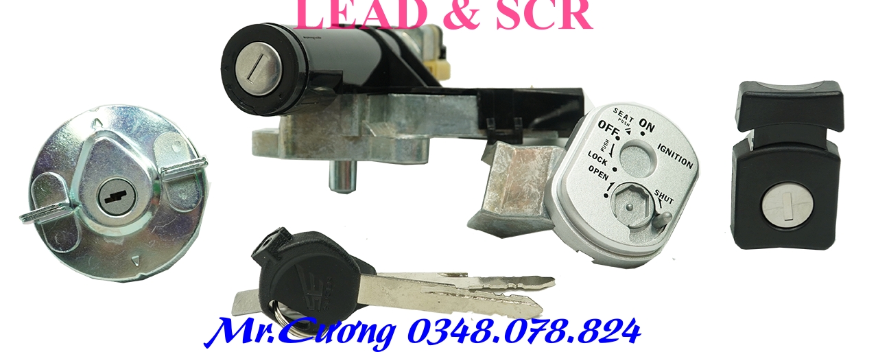 Khoá xe LEAD & SCR