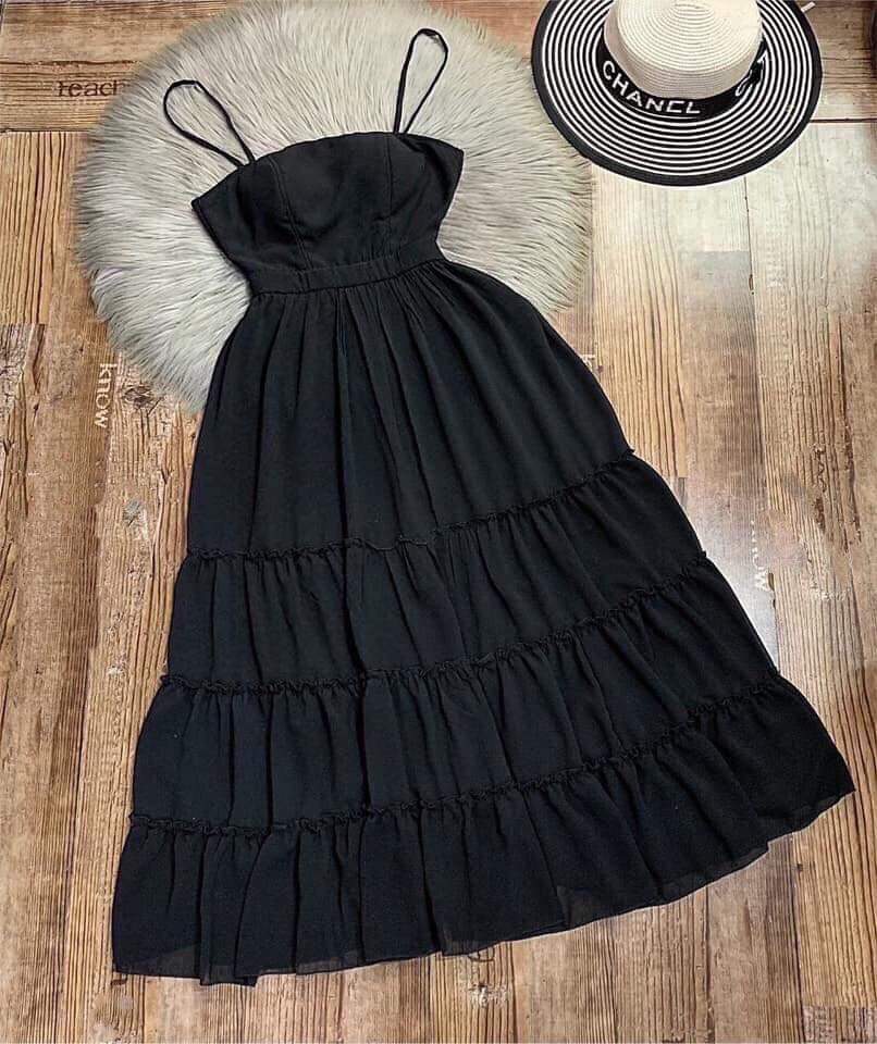 [MÃ LAZADAFAHB01 - GIẢM 30K ĐƠN 100K] Đầm maxi  dạo phố đi biển áo cúp ngực chất voan
