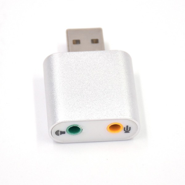 Bảng giá Đầu USB Sound Card 7.1 vỏ nhôm cao cấp âm thanh 3D Phong Vũ