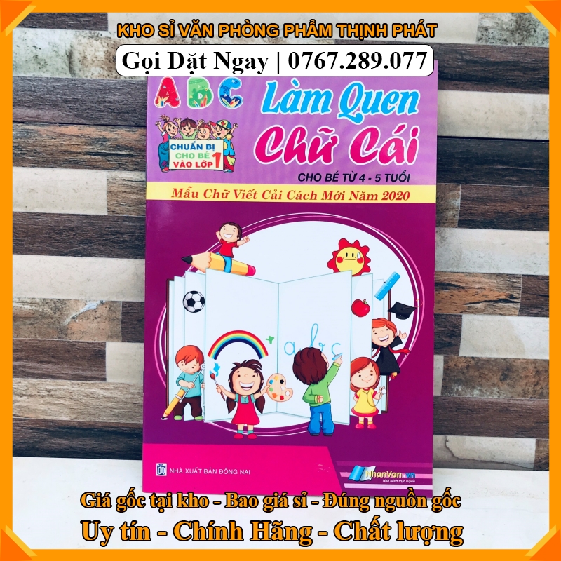 Vở ôly làm quen chữ cái