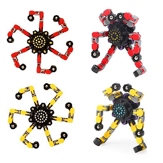 Gyroscope toy spinner robot Transfiguration smart for baby fidget spinner