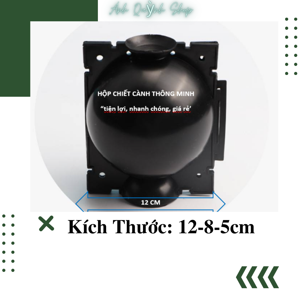 Bầu chiết cành 5 - 8 - 12 cm , hộp chiết cành nhân giống, bầu nhựa tạo rễ ươm giống cây trồng