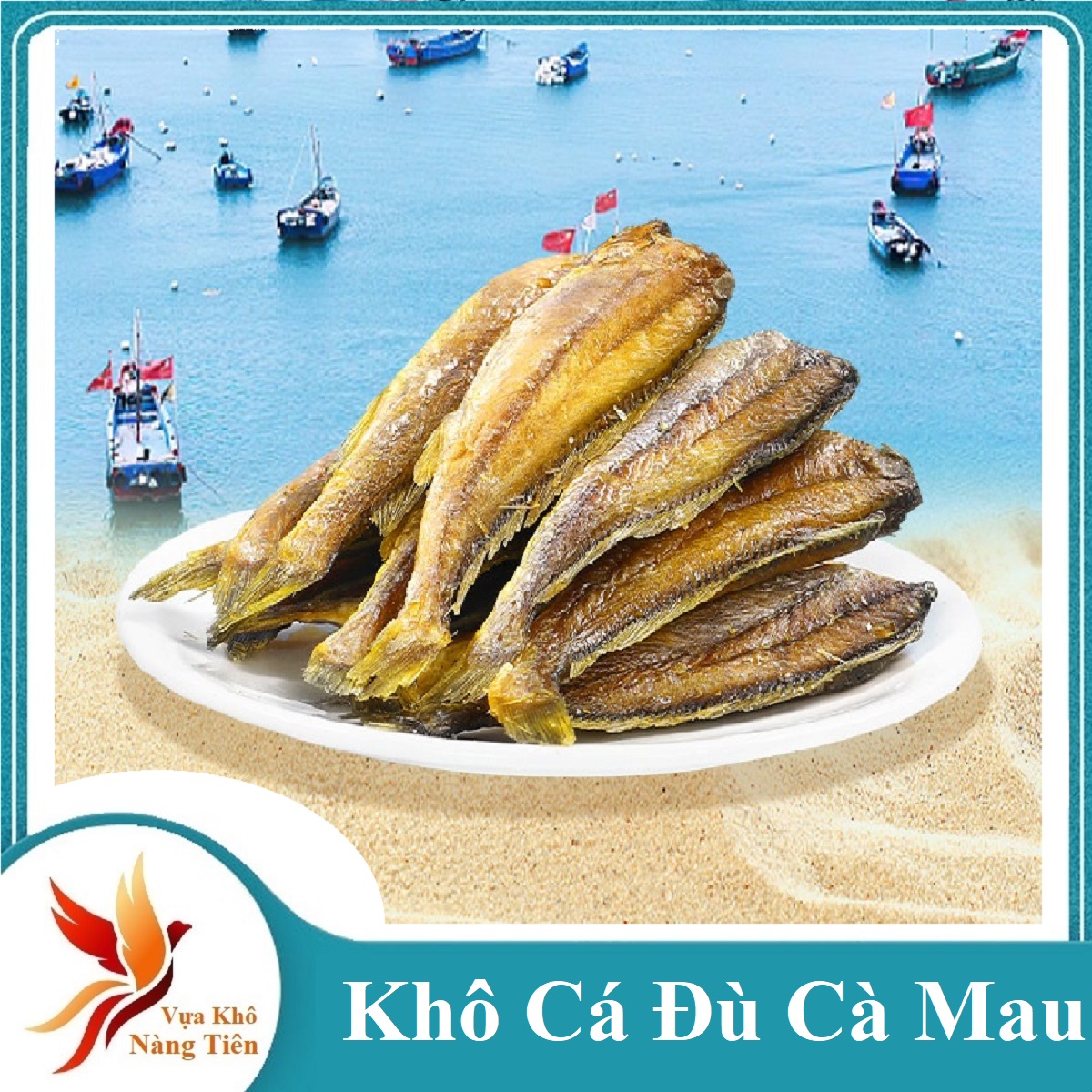 Khô cá đù nhiều nắng vừa ăn, giao hàng toàn quốc 500gr- VỰA KHÔ NÀNG TIÊN
