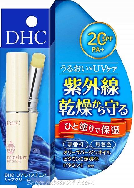 Son dưỡng chống nắng DHC UV Moisture Lip Cream SPF20+