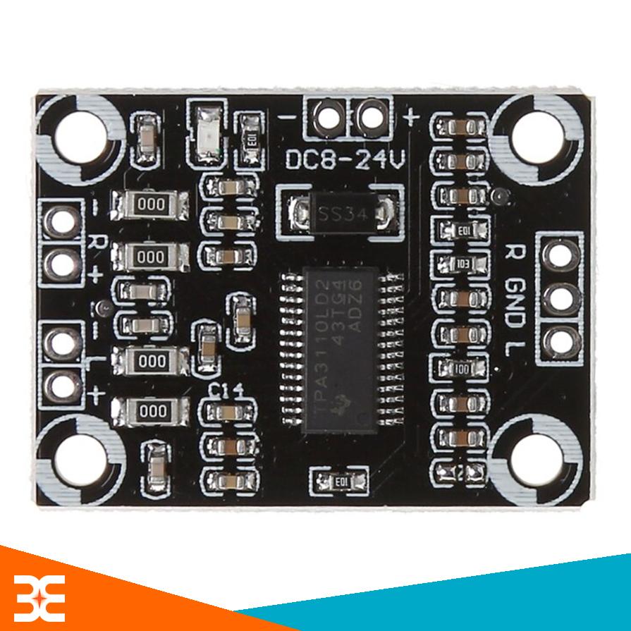 Module Khuyếch Đại Âm Thanh TPA3110 2x15W 8-24VDC 3A Class D