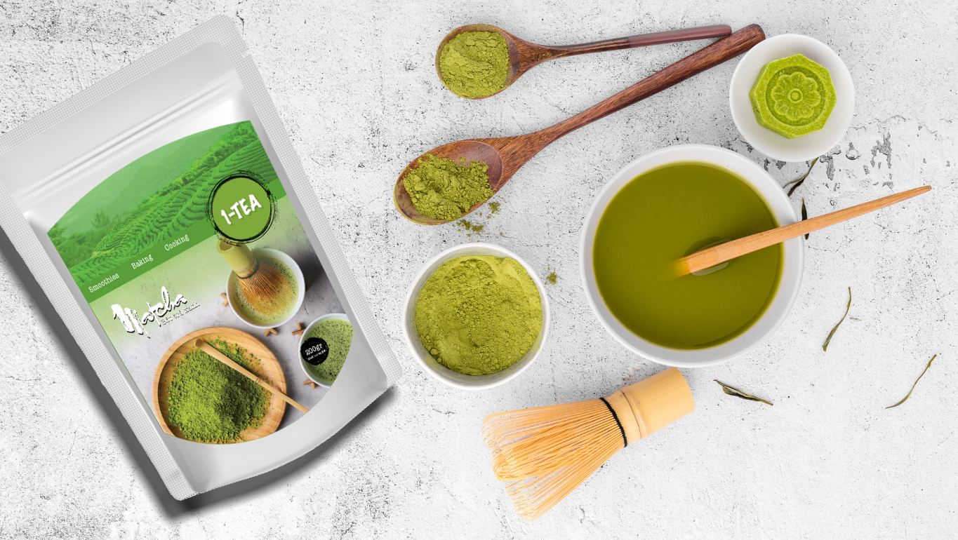 Bột matcha trà xanh 1-tea túi 200g
