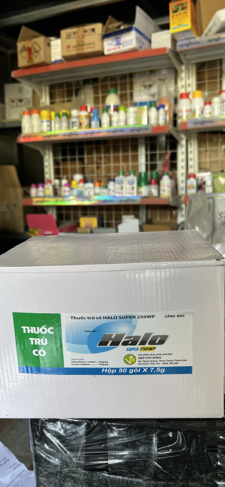 Sỉ 1 hộp 50 gói thuốc đặc trừ cỏ gấu halo super 250wp