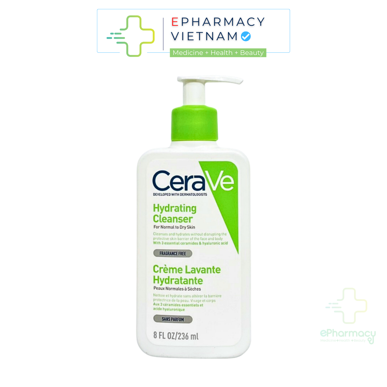 CERAVE HYDRATING Sữa Rửa Mặt Cerave Cleanser For Normal To Dry Skin dưỡng ẩm cho da khô