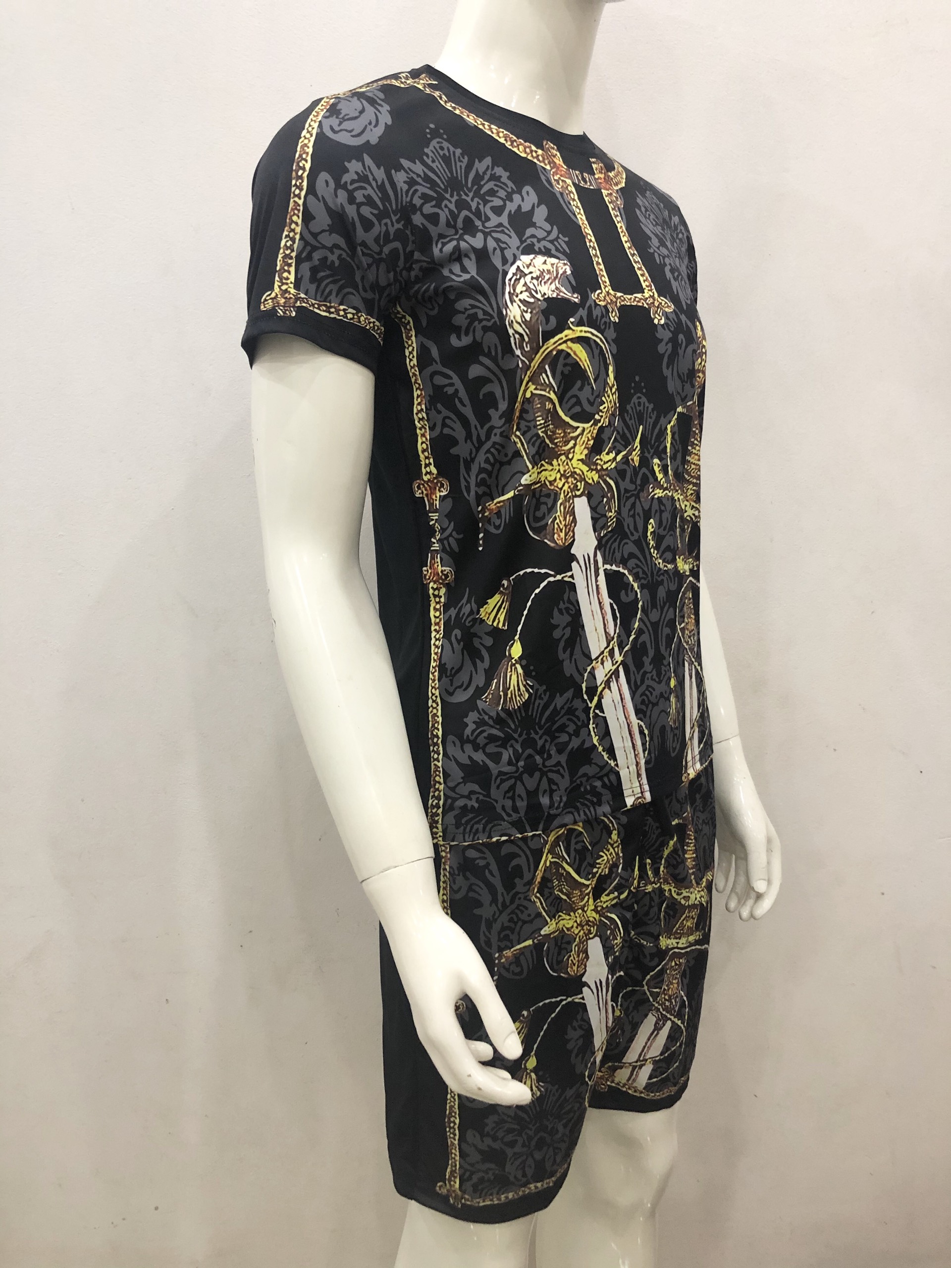 Bộ Nam In Hình 3D Thun Lạnh BB1