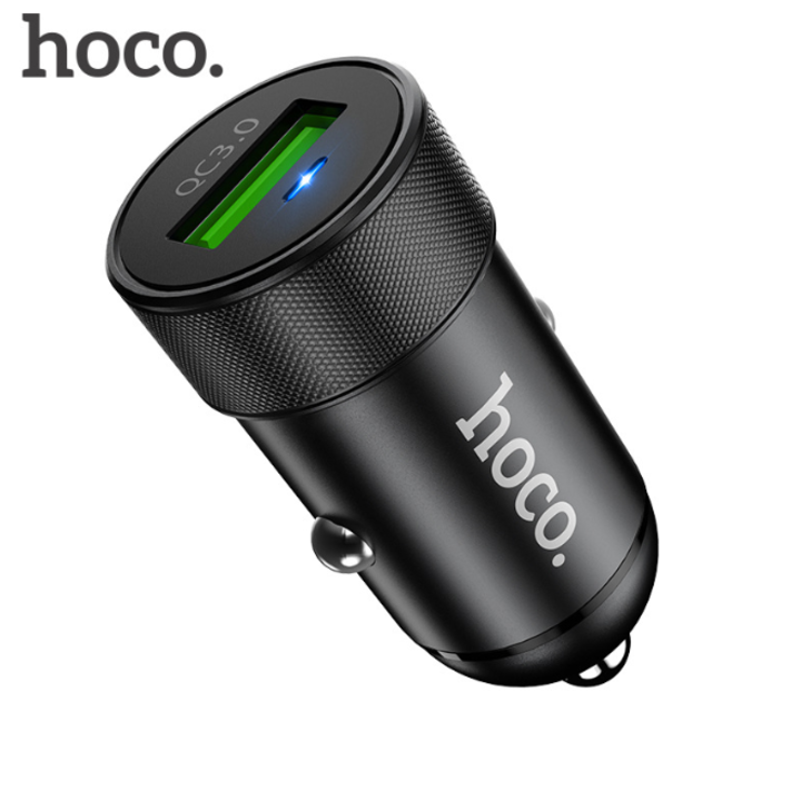 Tẩu sạc hoco z32 cổng đơn sạc nhanh qc3.0
