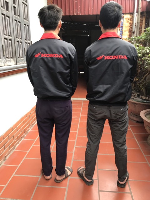 Áo Gió Honda 2 Mặt Đỏ Đen Cao Cấp