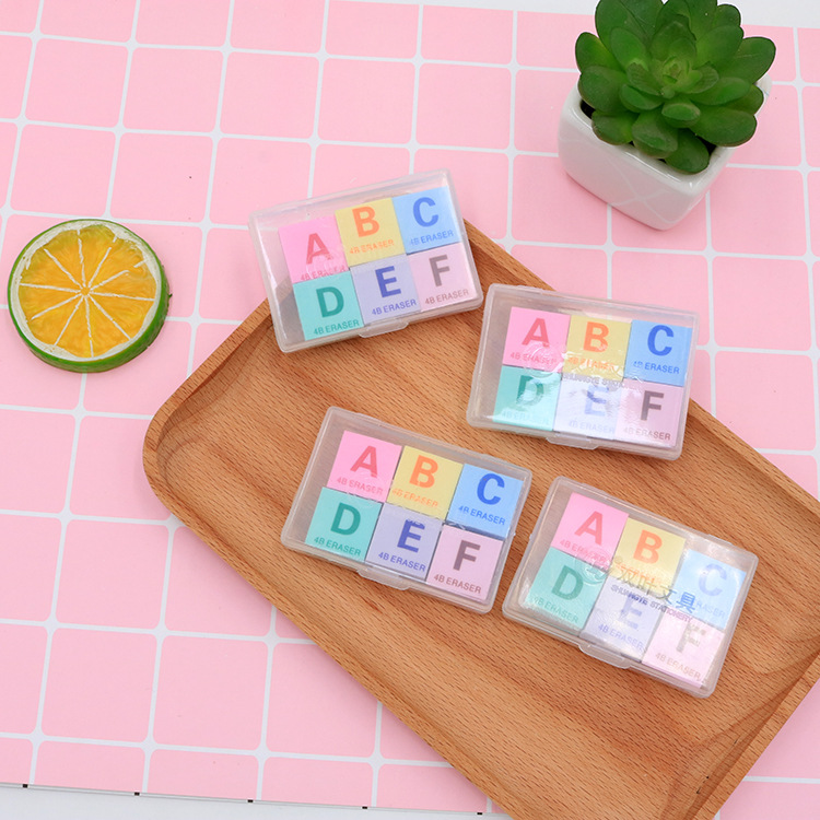 Hộp tẩy bảng chữ cái ABCDEF