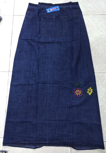 [HCM]Váy Chống Nắng Jean Thêu