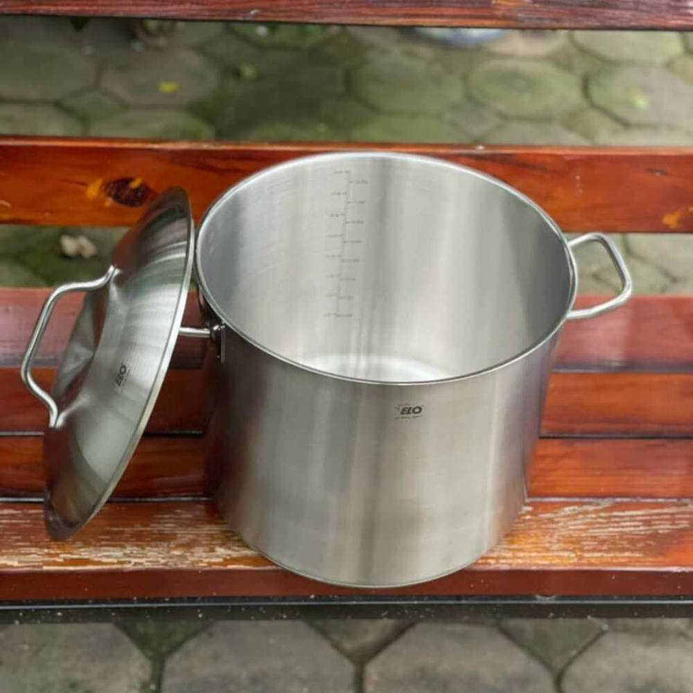 Nồi luộc gà Elo Profi Therm 32cm thành cao 26cm dung tích 20L nhập khẩu Đức Germany, bảo hành 5 năm
