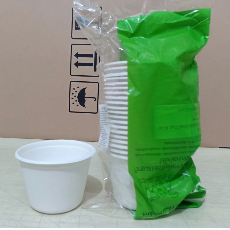 [HCM]Ly Giấy Nhỏ Bã Mía 115ml (20 cái/xấp) - Hàng Thái Lan