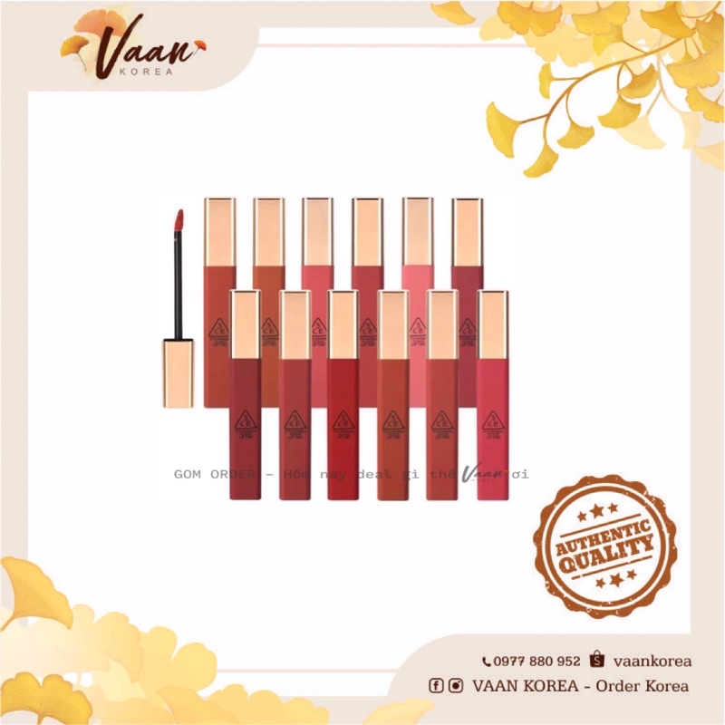 [Trả order không dư] Son 3CE Cloud lip tint