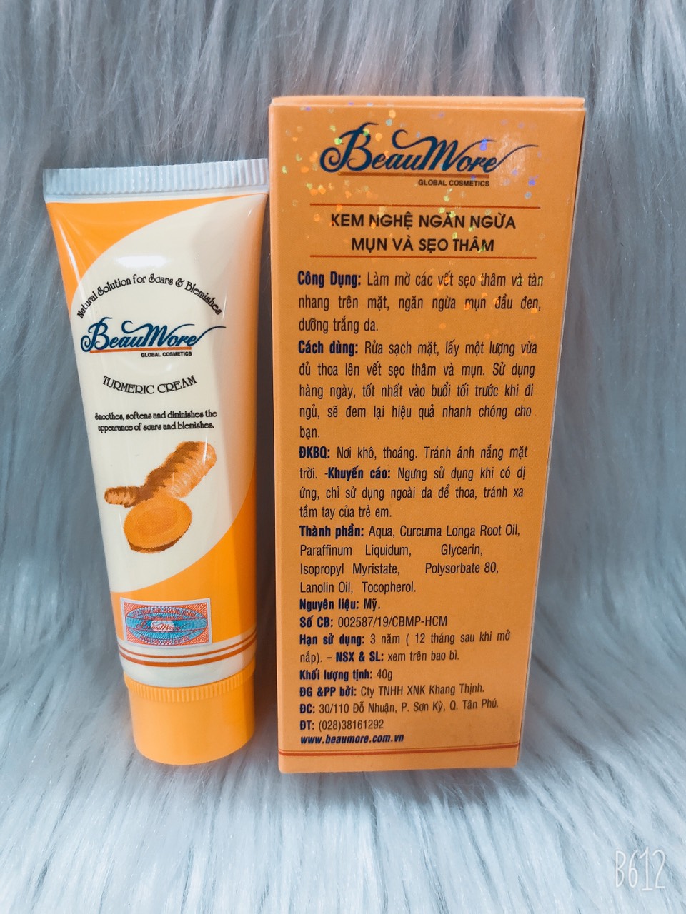[HCM]Kem nghệ Beaumore Turmeric Cream 40g ( TÍP LỚN)