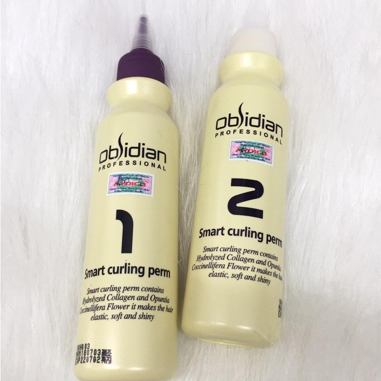 Thuốc uốn tóc 3D Obsidian Smart Curling Perm ( uốn lạnh + uốn nóng) 120mlx2