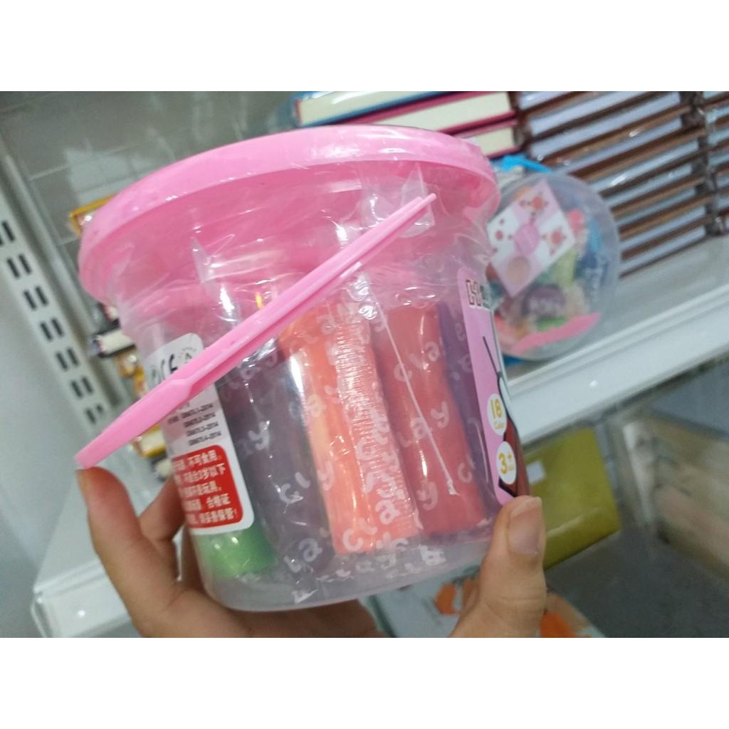 Xô đất nặn 12 màu
