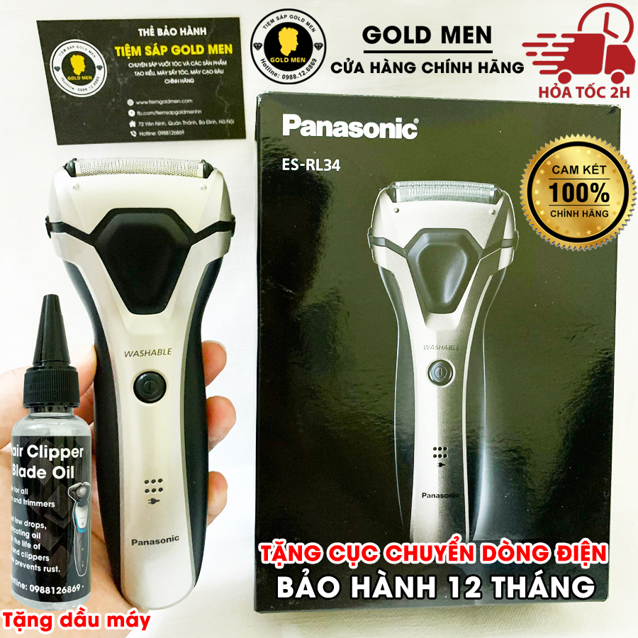 [CHÍNH HÃNG] Máy cạo râu Panasonic ES-RL34 + Tặng quà (BH 12 tháng)