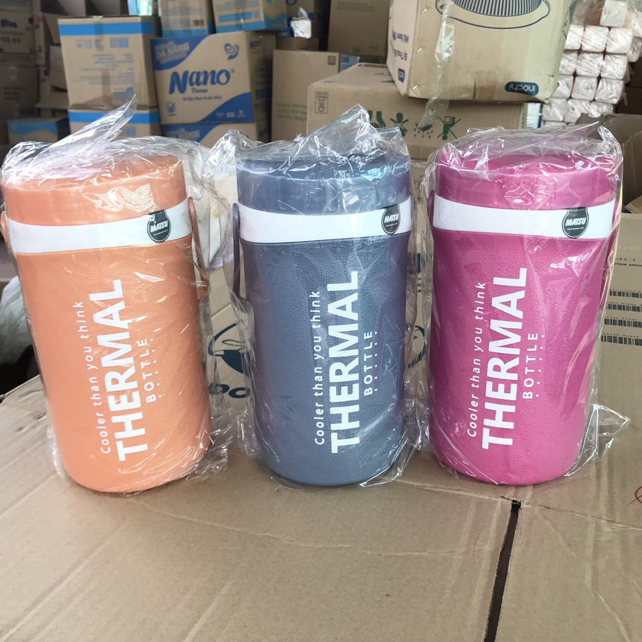 BÌNH NHỰA GIỮ NHIỆT DUY TÂN 750ml