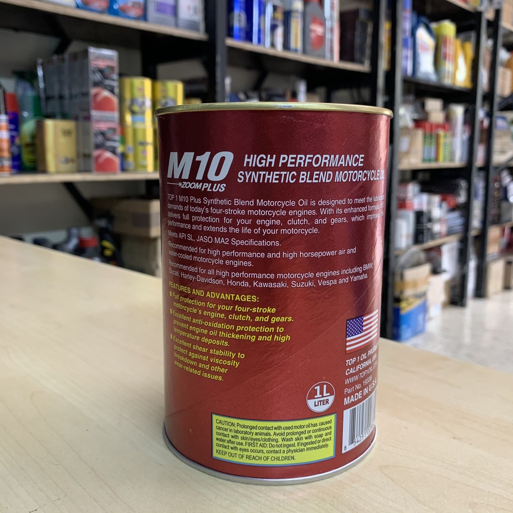 Nhớt Top 1 M10 Zoom Plus 10w40 1Lít