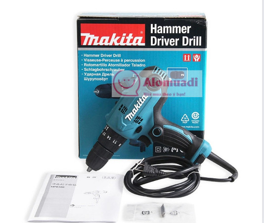 Máy khoan búa và vặn vít Makita (10mm) HP0300