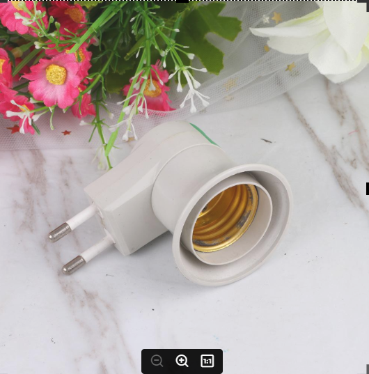[HCM]Chui đèn xoay E27-có công tắc