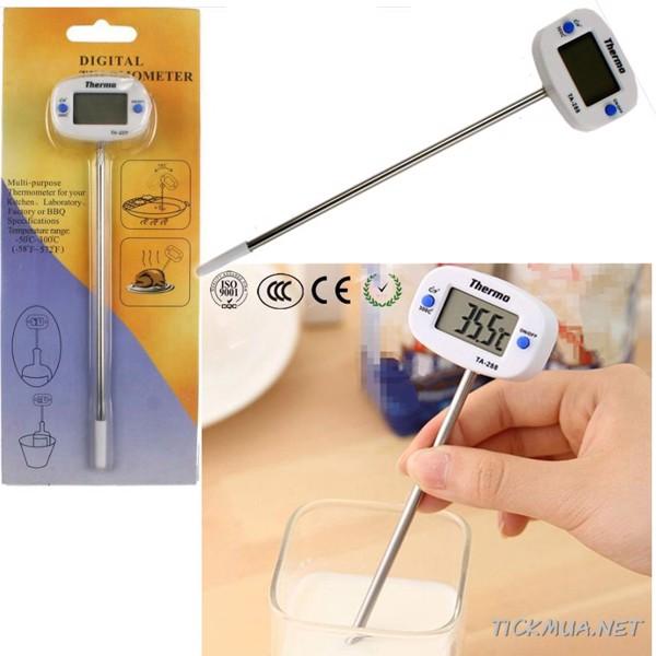 Nhiệt kế đo nhiệt độ nước pha sữa, thức ăn cho bé