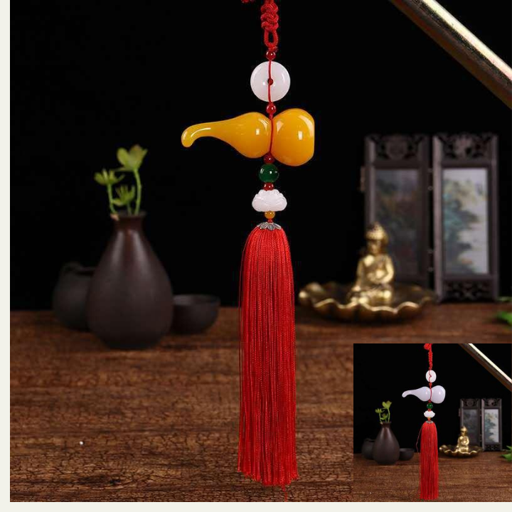 Dây Treo Phong Thủy Bình Hồ Lô Trang Trí Nội Thất Ô Tô  Xe Hơi  Phòng Làm Việc