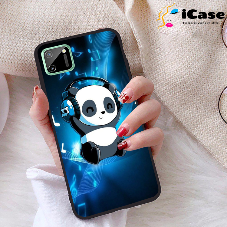 Ốp lưng Realme C11 viền dẻo TPU BST Panda