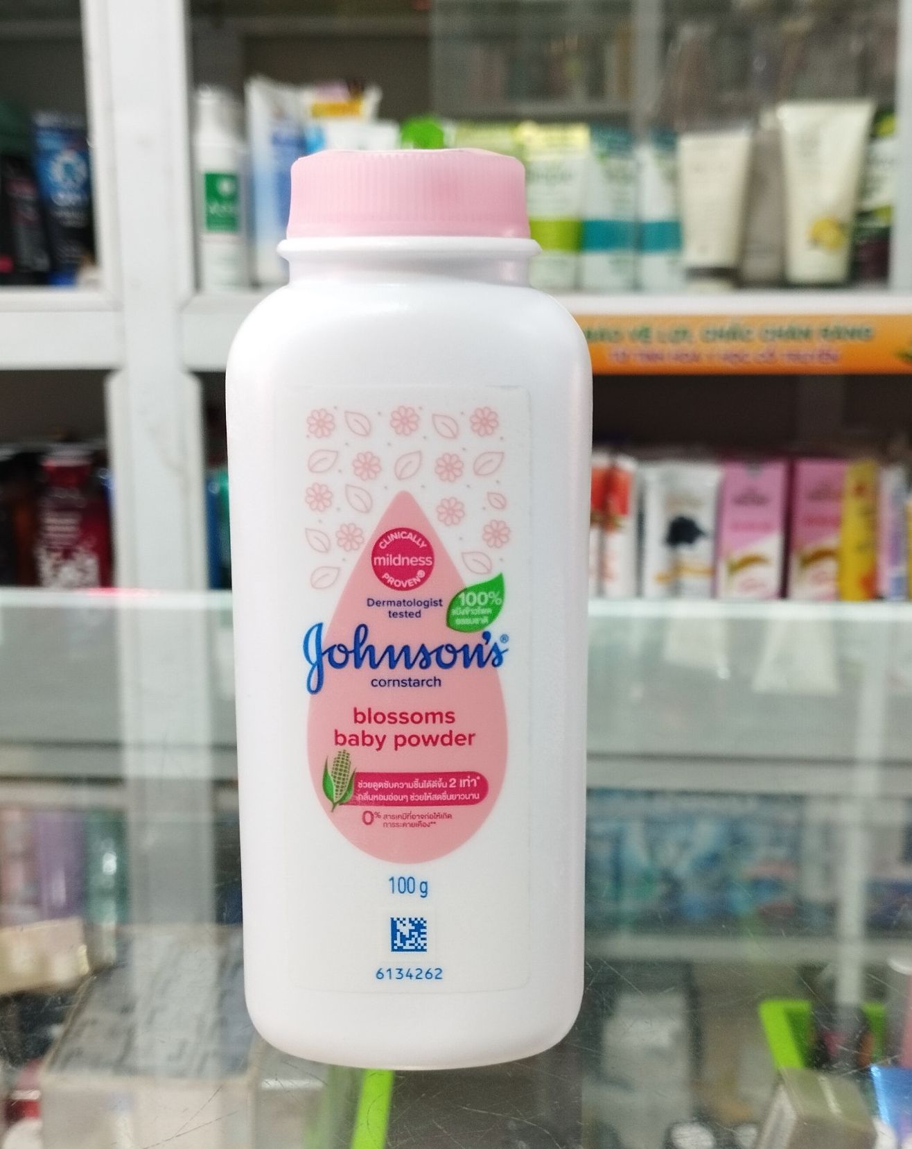 Phấn Rôm Johnsons Baby Thái Lan ( hồng)