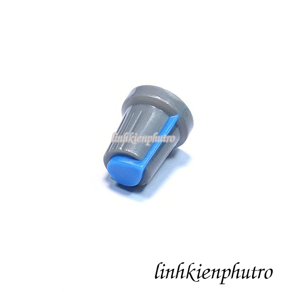 [HCM]Combo 10 cái Núm Chiết Áp Nón 6mm Thân Xám - Trục D